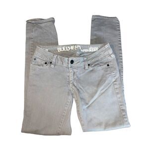 Bullhead Hermosa Gray Denim Jeans Super Skinny 3S